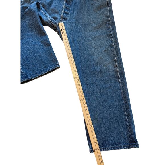 Levis 501xx Jeans Mens 42x30 (39x27.5) Blue Original Fit Button Fly 90s USA Made - Picture 10 of 12